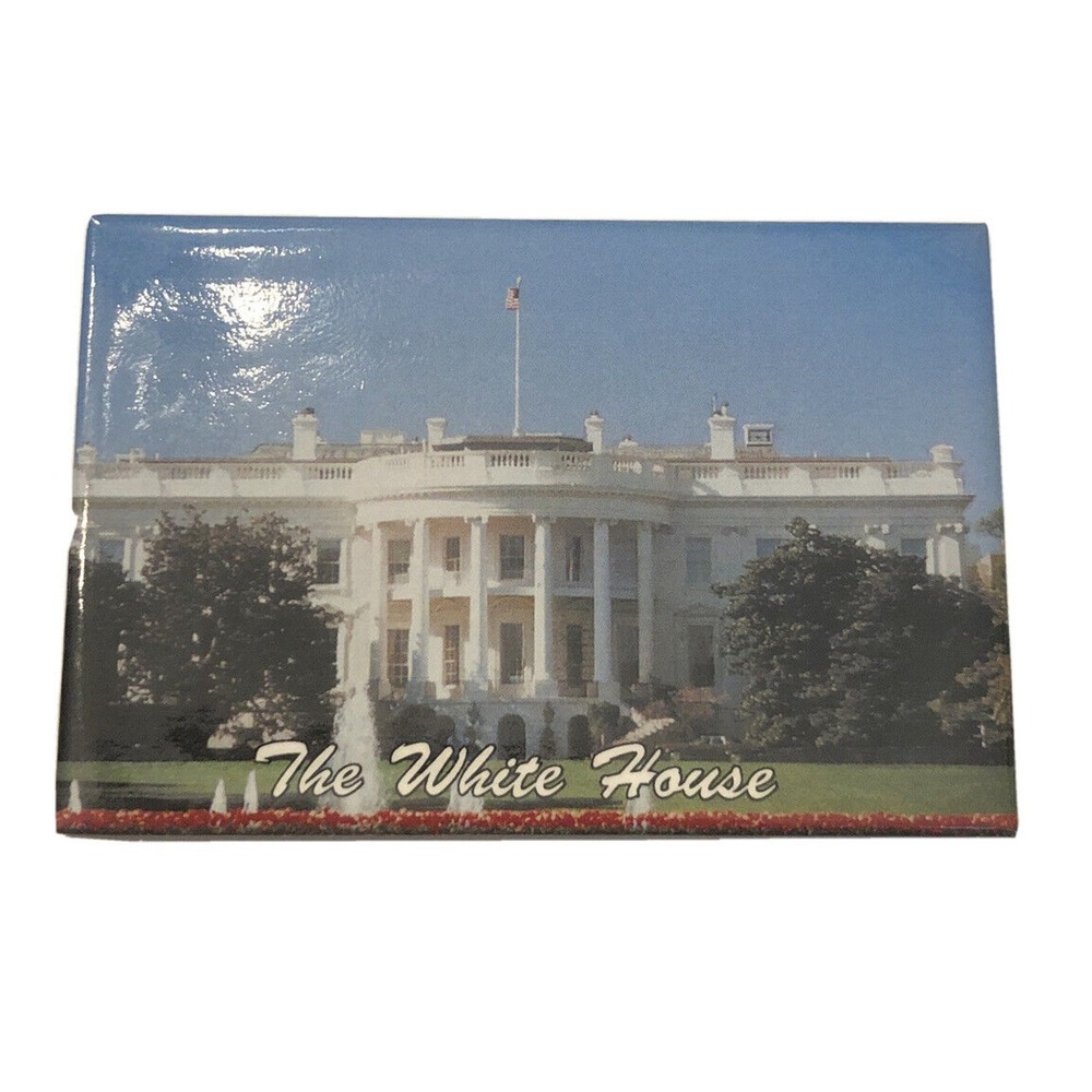 The White House Photograph Refrigerator Magnet 3" x 2"